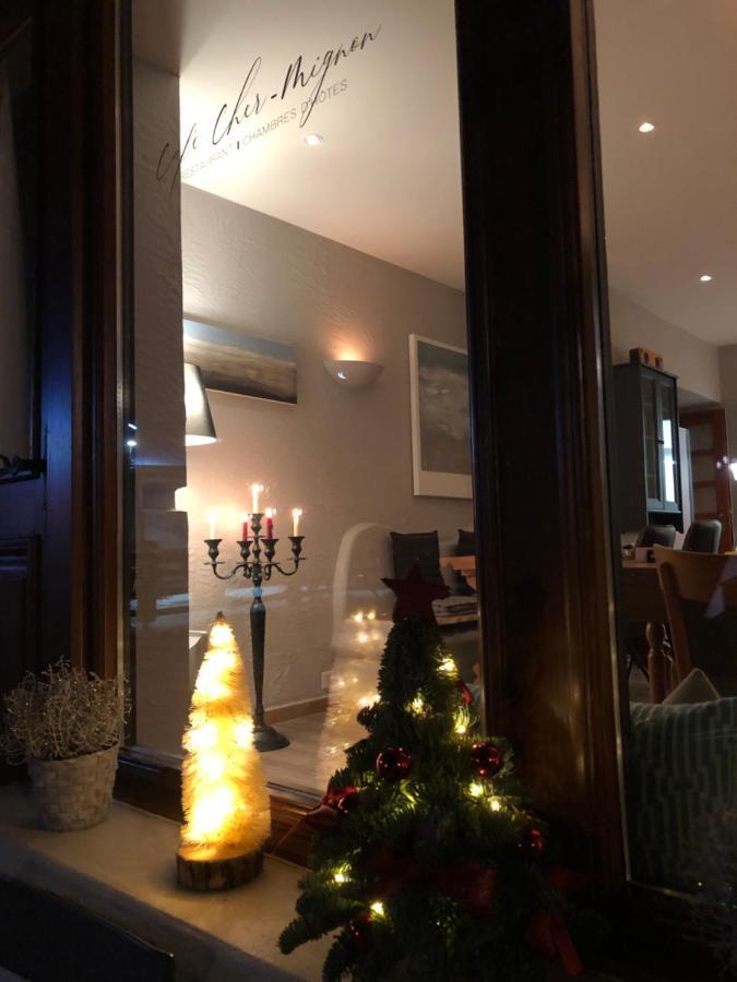 Cafe Cher-Mignon Et Chambres D'Hotes Chermignon-d'en Haut 外观 照片
